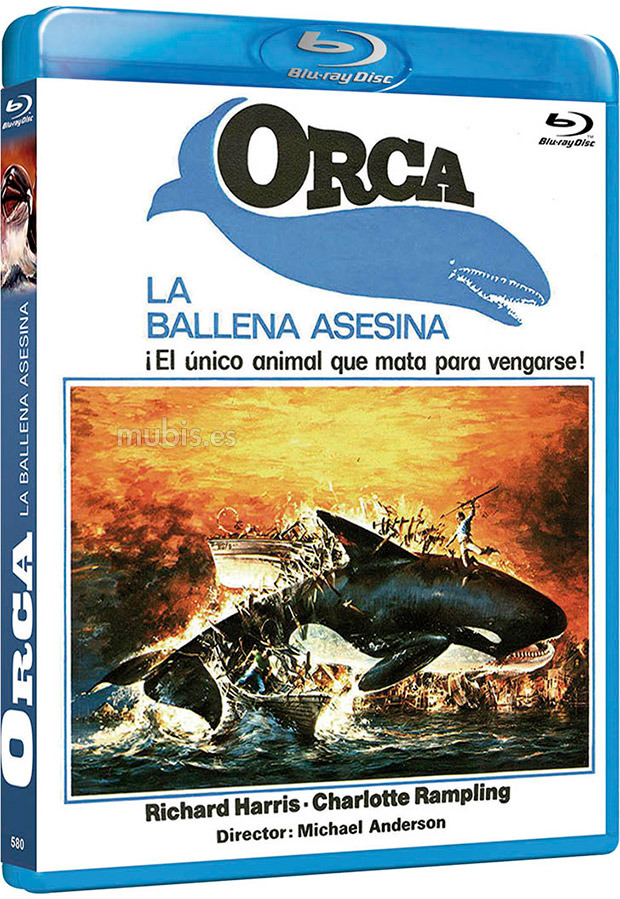 carátula Orca, la Ballena Asesina Blu-ray 1