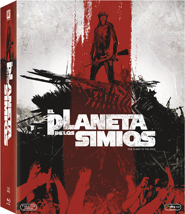 carátula Pack El Planeta de los Simios Blu-ray 1