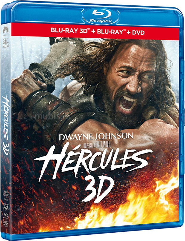 carátula Hércules Blu-ray 3D 1