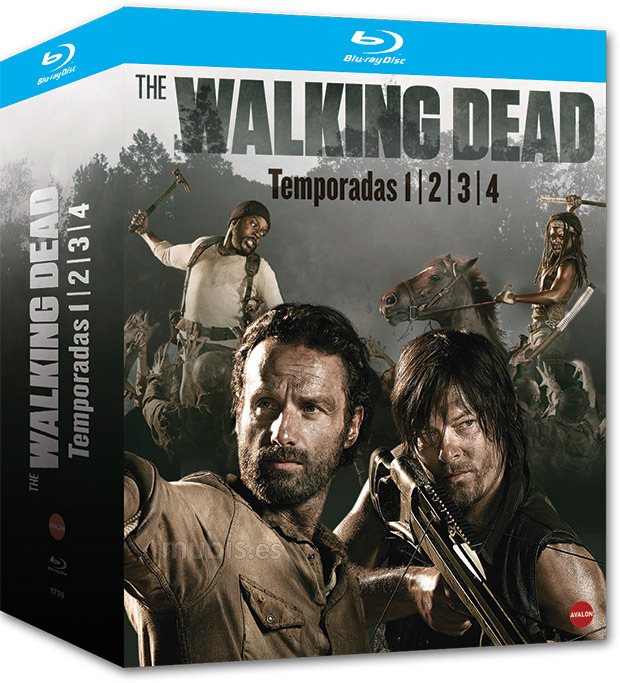 carátula The Walking Dead - Temporadas 1 a 4 Blu-ray 1