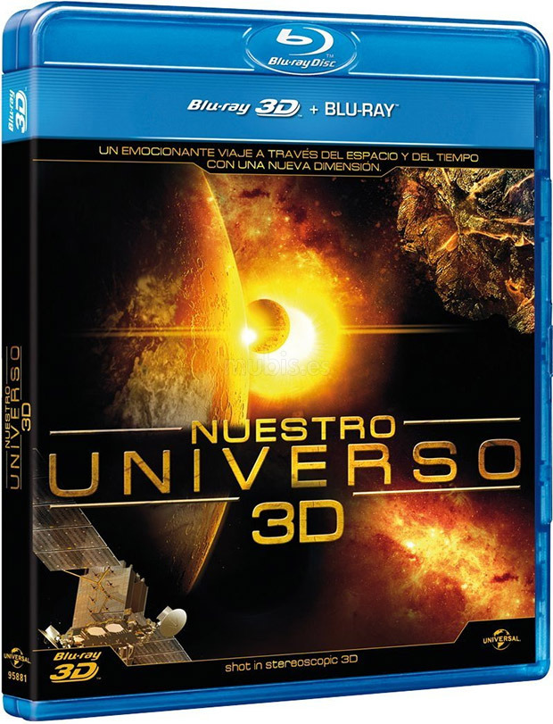carátula Nuestro Universo Blu-ray+Blu-ray 3D 1