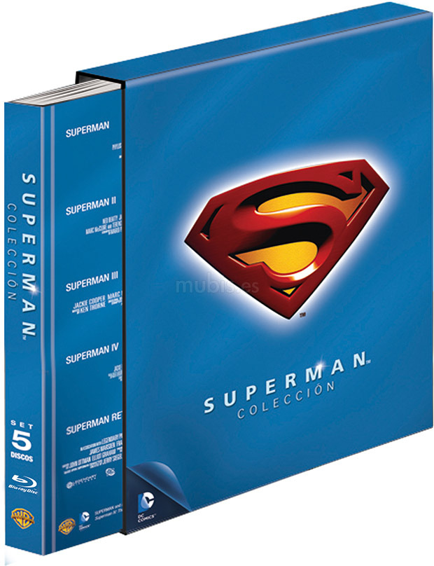 carátula Superman Colección - Edición Libro Blu-ray 1