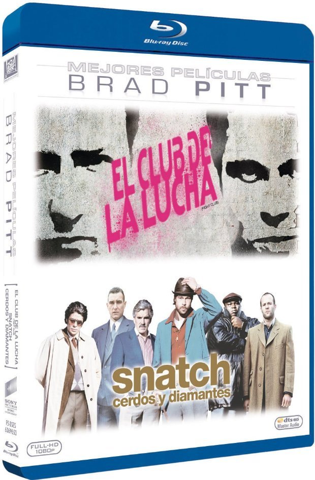 carátula Pack Brad Pitt: El Club De La Lucha + Snatch: Cerdos Y Diamantes Blu-ray 1