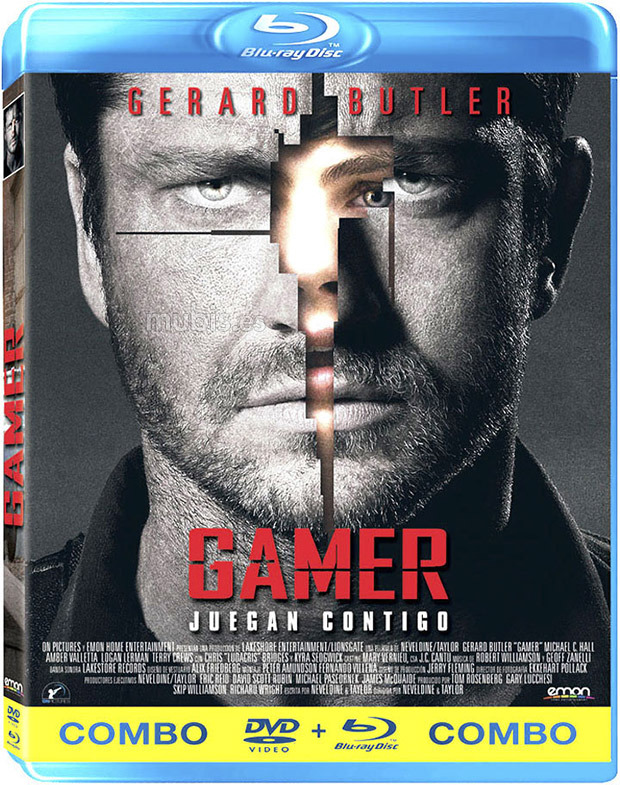 carátula Gamer (Combo Blu-ray + DVD) Blu-ray 1