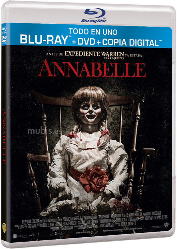 carátula Annabelle Blu-ray 1