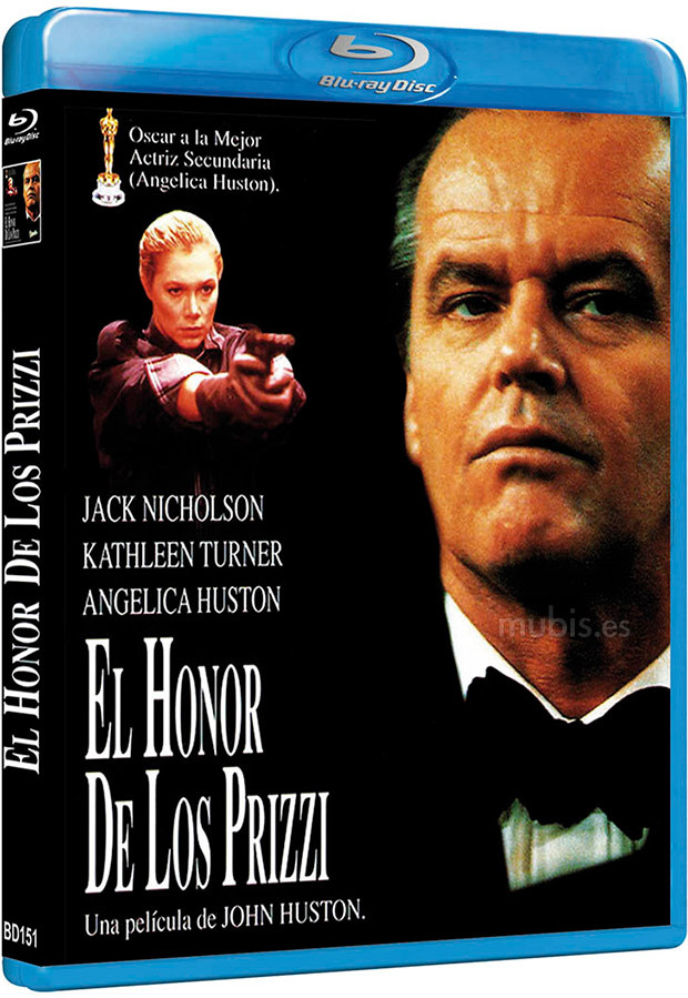 carátula El Honor de los Prizzi Blu-ray 1