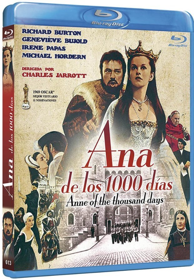 carátula Ana de los Mil Días Blu-ray 1