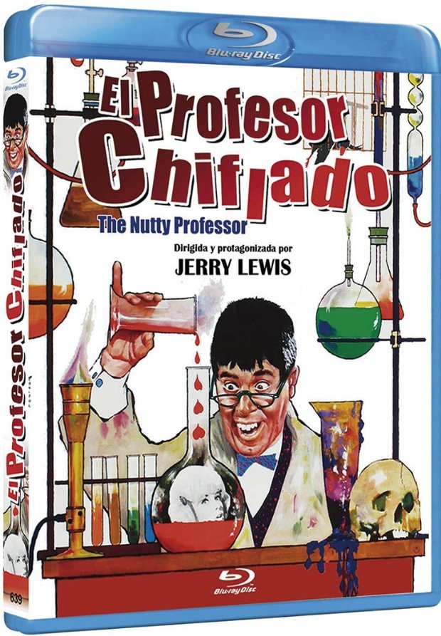 carátula El Profesor Chiflado Blu-ray 1