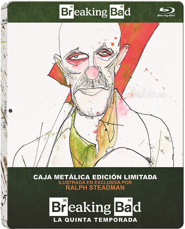 carátula Breaking Bad - Quinta Temporada (Edición Metálica) Blu-ray 1