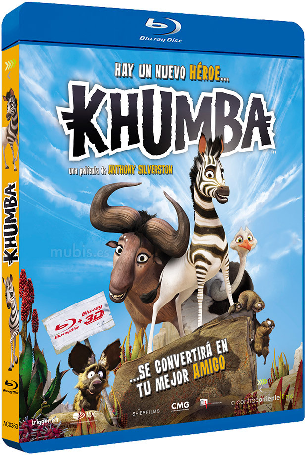 carátula Khumba Blu-ray+Blu-ray 3D 1