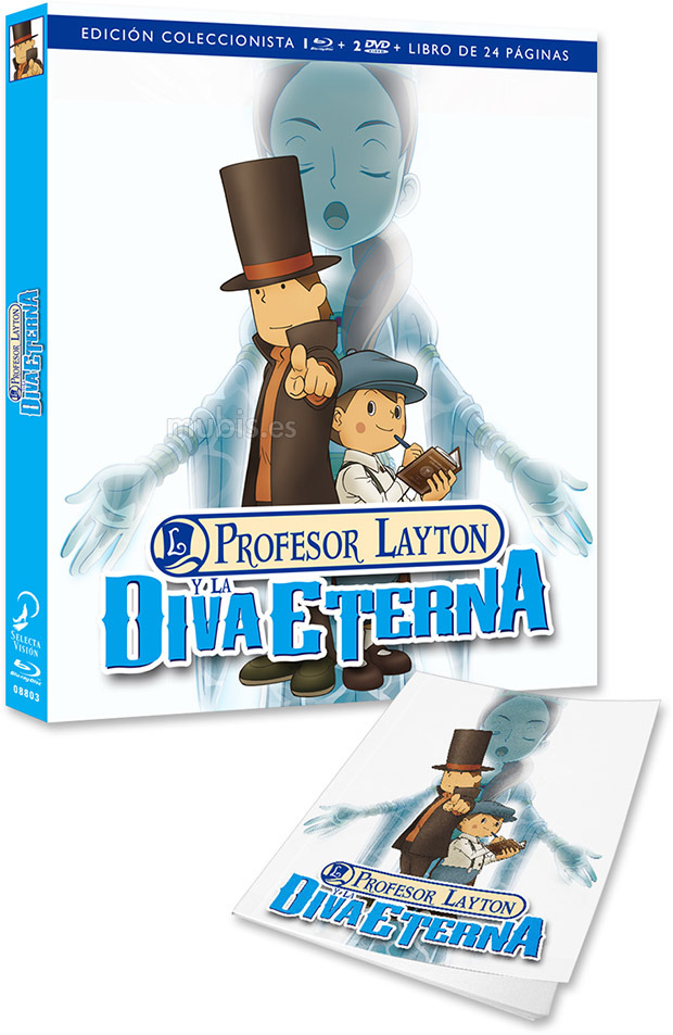 carátula El Profesor Layton y la Diva Eterna - Edición Coleccionista Blu-ray 1