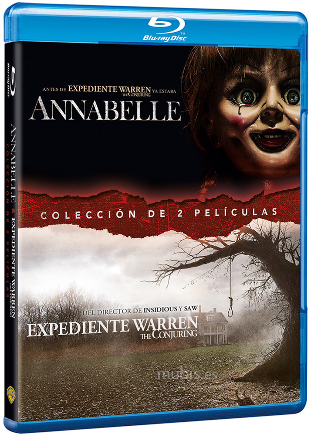 carátula Pack Annabelle + Expediente Warren: The Conjuring Blu-ray 2