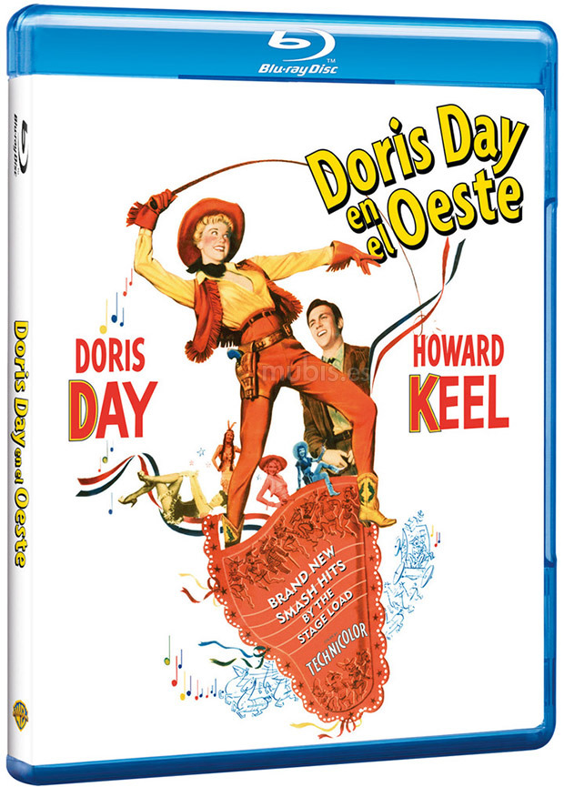carátula Doris Day en el Oeste Blu-ray 1