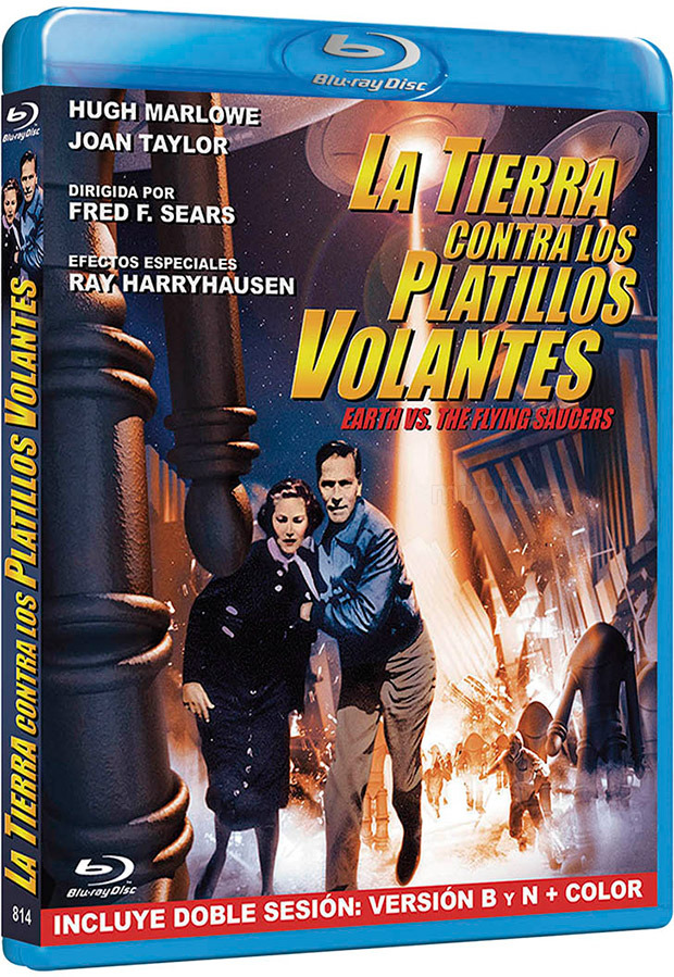 carátula La Tierra contra los Platillos Volantes Blu-ray 1