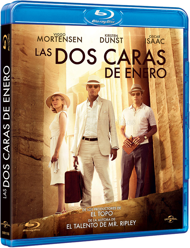 carátula Las Dos Caras de Enero - Edición Sencilla Blu-ray 1