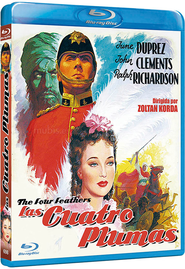 carátula Las Cuatro Plumas Blu-ray 1