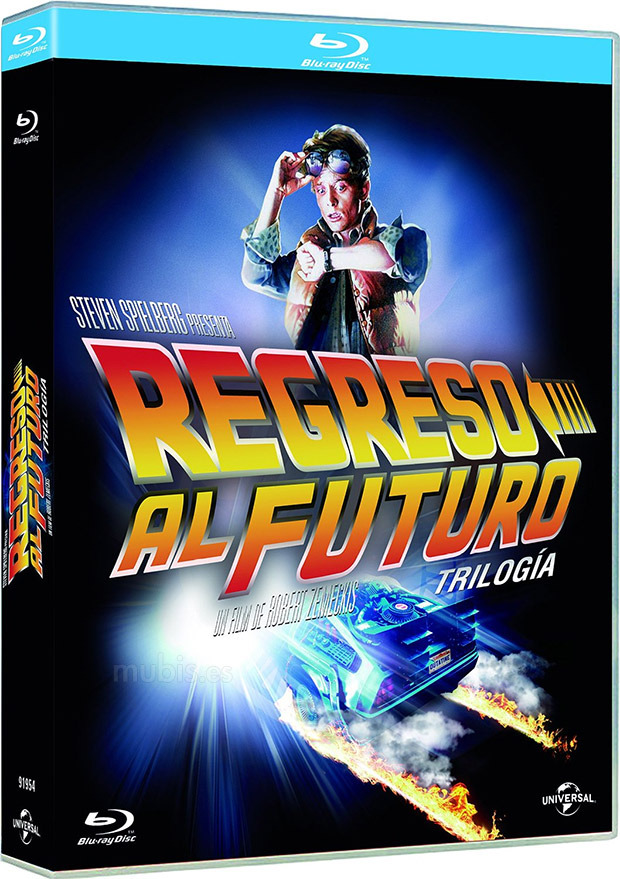 carátula Trilogía Regreso al Futuro - Edición Sencilla Blu-ray 1