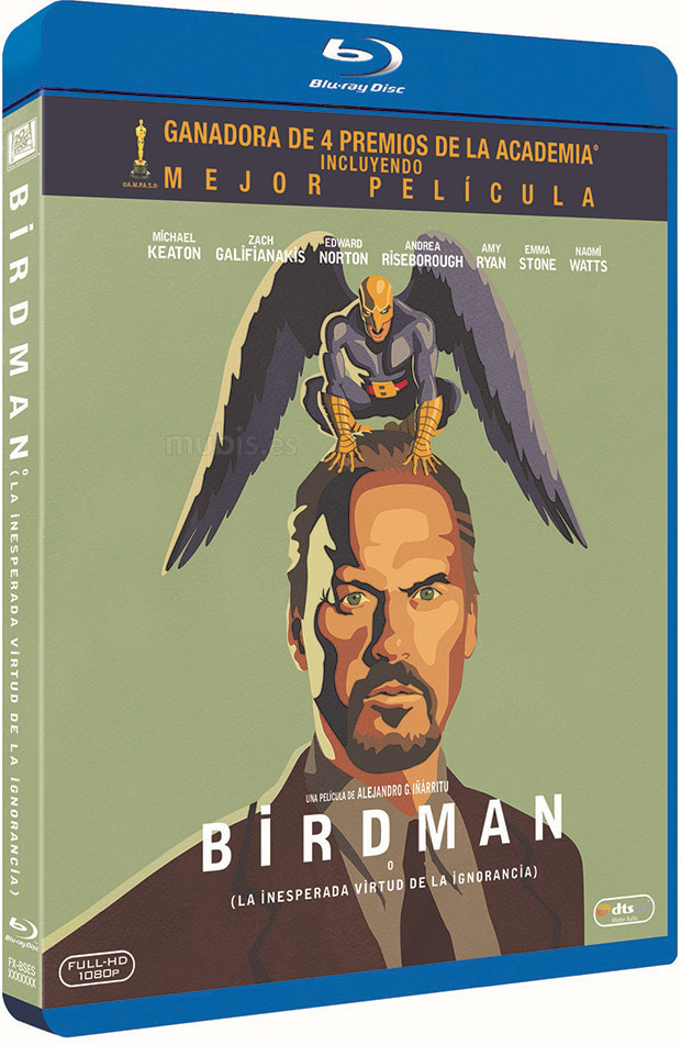 carátula Birdman o (la inesperada virtud de la ignorancia) Blu-ray 1
