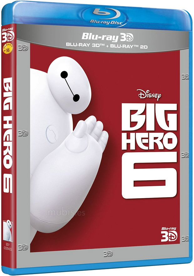 carátula Big Hero 6 Blu-ray 3D 1