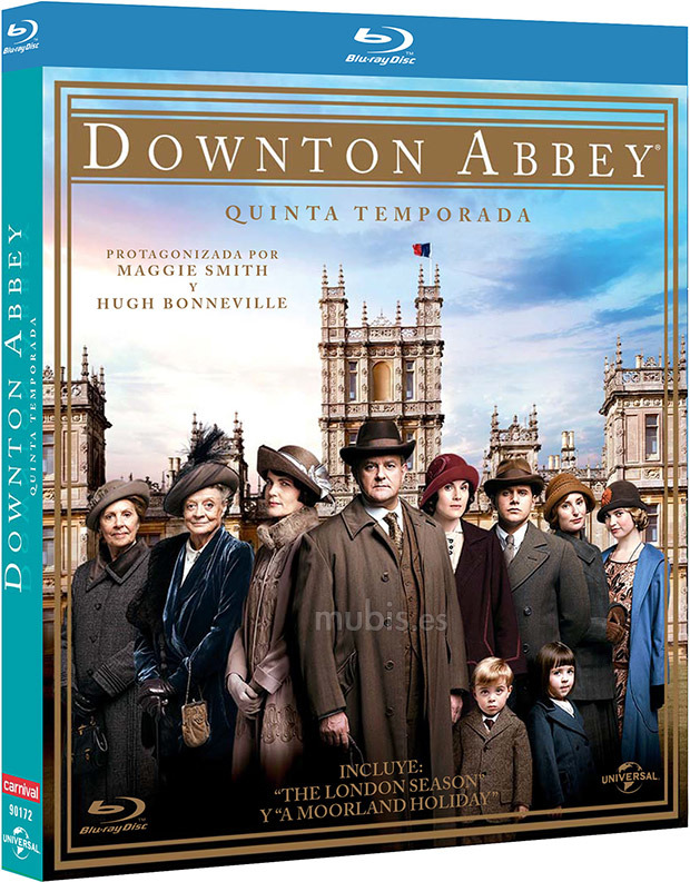 carátula Downton Abbey - Quinta Temporada Blu-ray 1