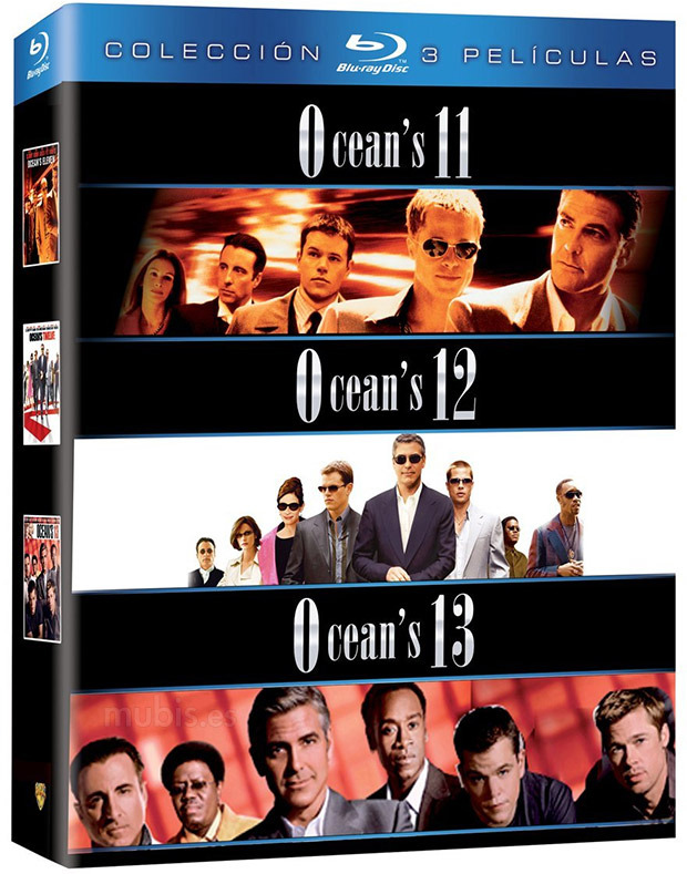 carátula Pack Ocean's 11, 12 y 13 Blu-ray 1