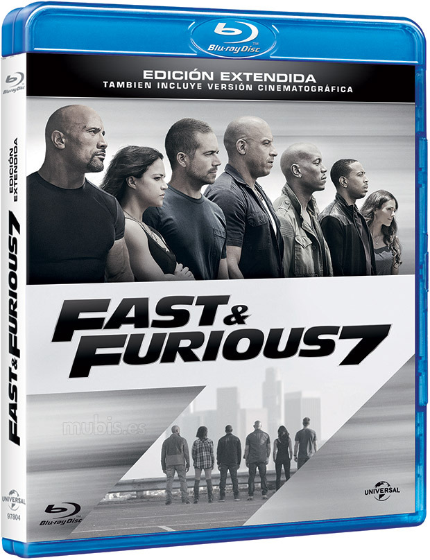 carátula Fast & Furious 7 Blu-ray 1