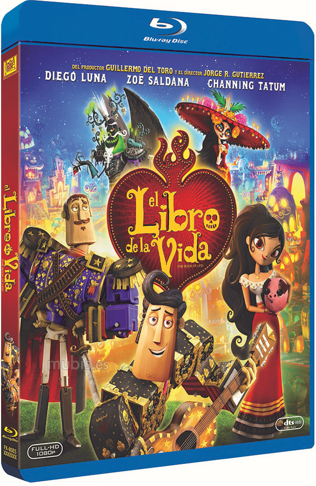 carátula El Libro de la Vida Blu-ray 1