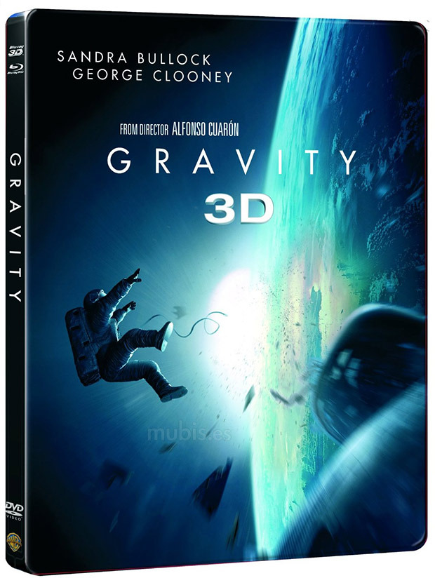 carátula Gravity - Edición Metálica Blu-ray 1