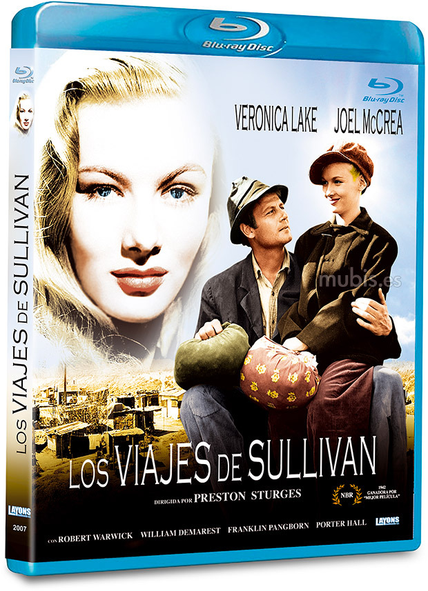 carátula Los Viajes de Sullivan Blu-ray 1