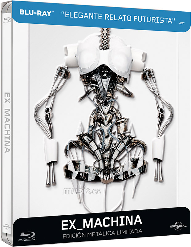 carátula Ex Machina - Edición Metálica Blu-ray 1