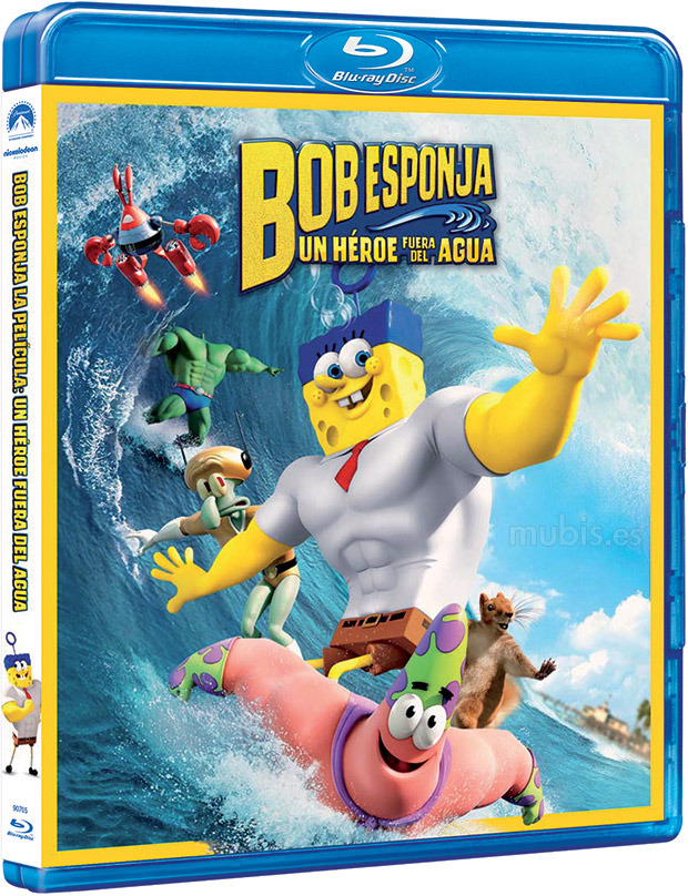 carátula Bob Esponja: Un Héroe fuera del Agua Blu-ray 1