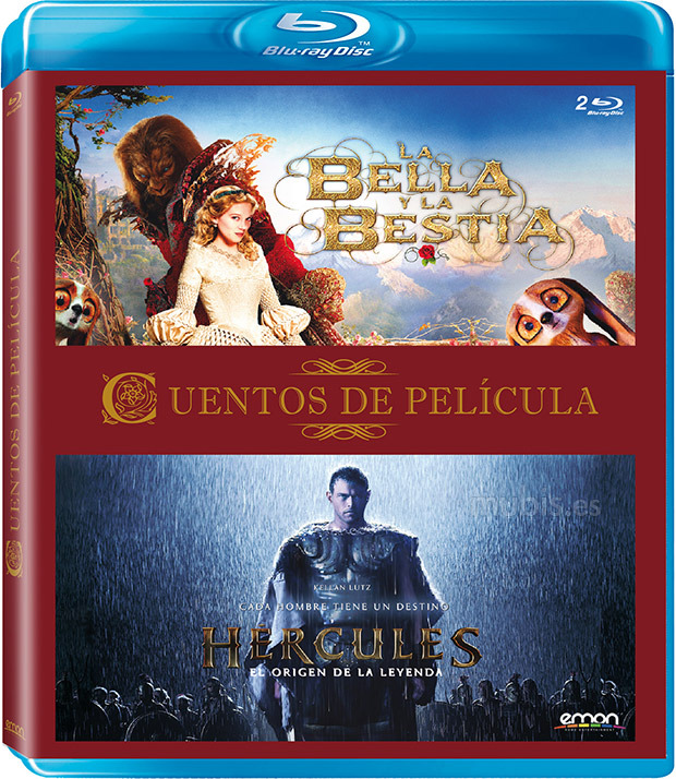 carátula Pack Cuentos de Película: Hércules: El Origen de la Leyenda + La Bella y la Bestia Blu-ray 1