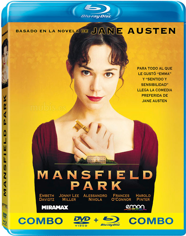 carátula Mansfield Park (Combo Blu-ray + DVD) Blu-ray 1
