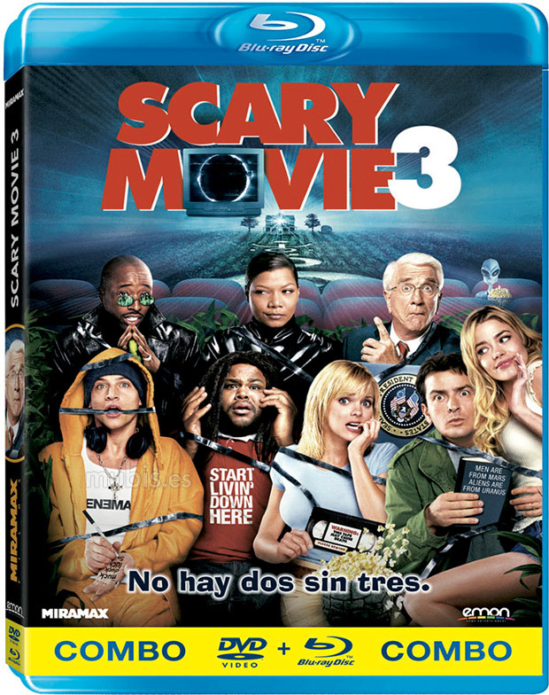 carátula Scary Movie 3 (Combo Blu-ray + DVD) Blu-ray 1
