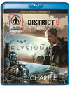 Pack Neill Blomkamp: Chappie + Elysium + District 9 Blu-ray