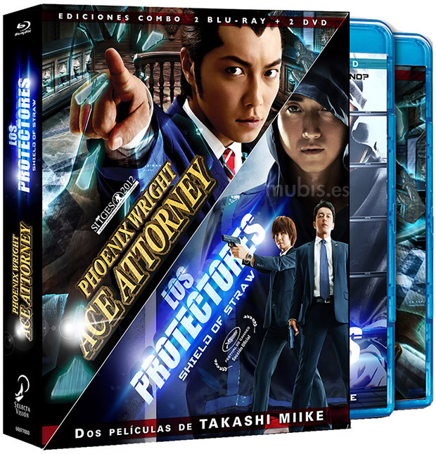 carátula Pack Ace Attorney + Los Protectores (Shield Of Straw) Blu-ray 1