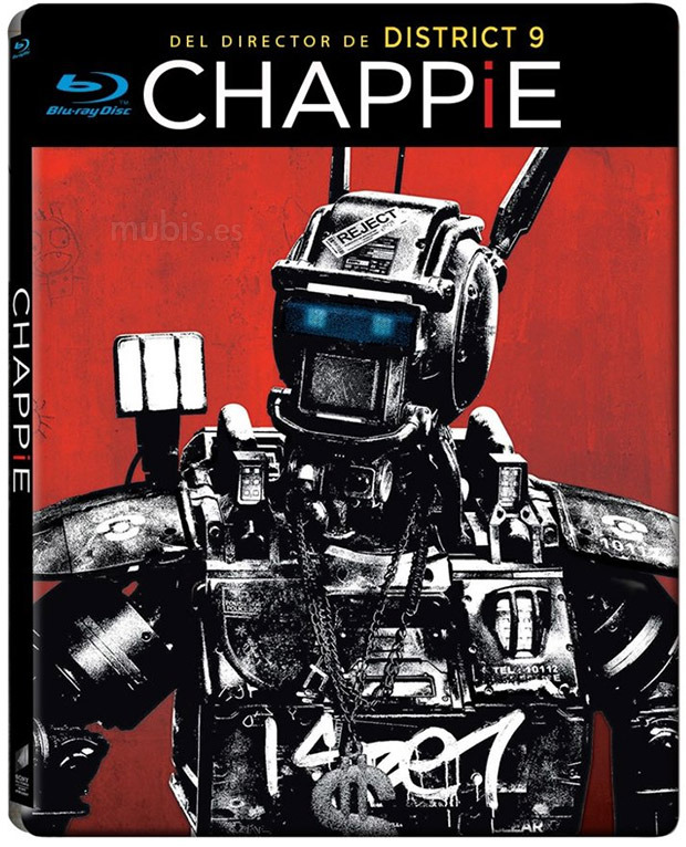 carátula Chappie - Edición Metálica Blu-ray 1