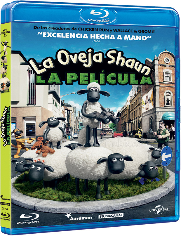 carátula La Oveja Shaun: La Película Blu-ray 1