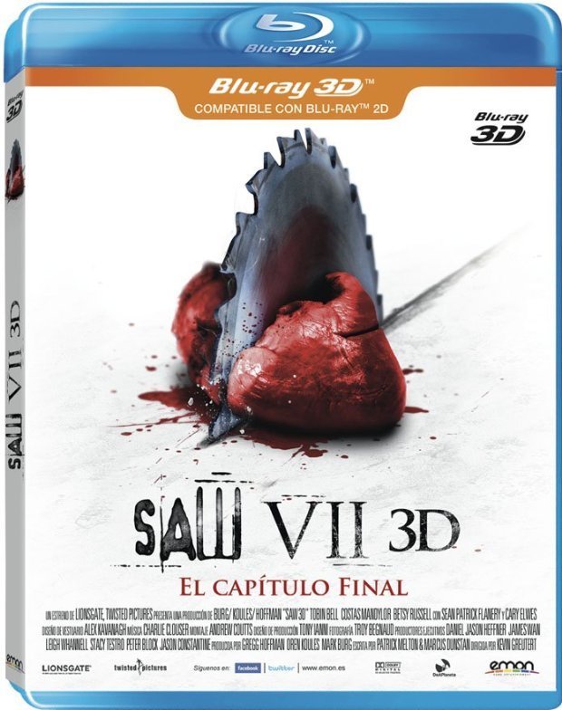 carátula Saw VII 3D Blu-ray 1
