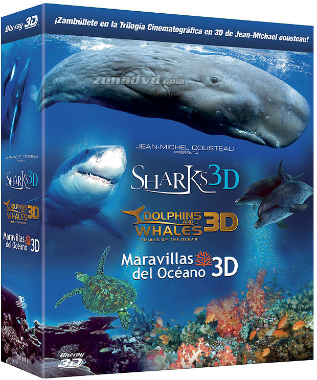 Jean-Michel Cousteau Trilogía Blu-ray 3D