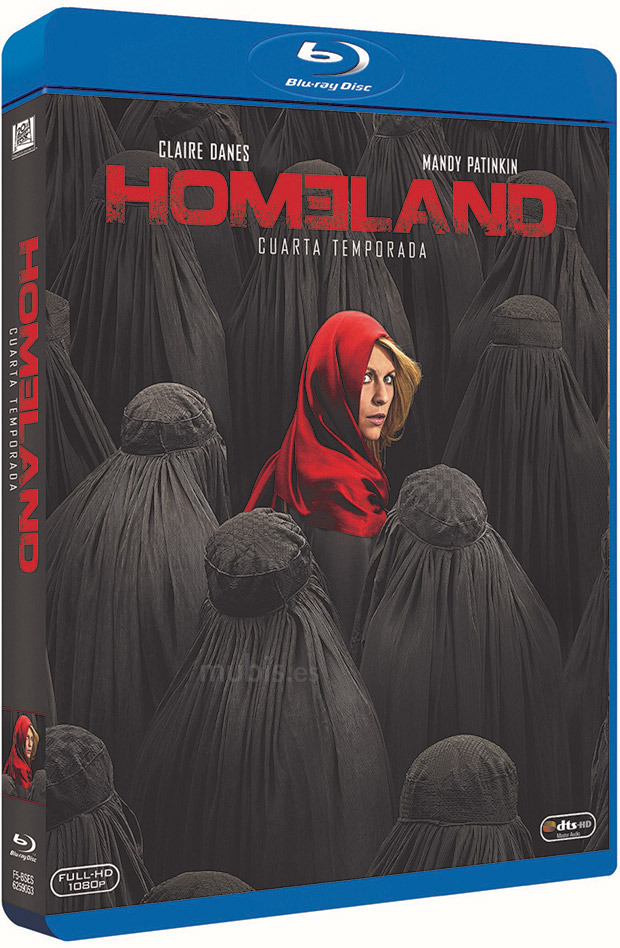 carátula Homeland - Cuarta Temporada Blu-ray 2