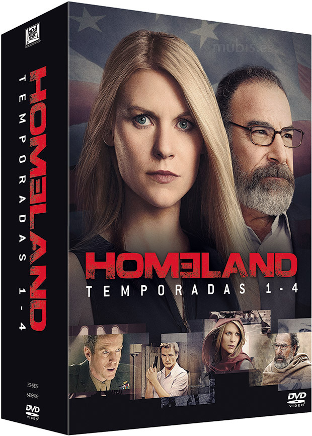 carátula Homeland - Temporadas 1 a 4 Blu-ray 2