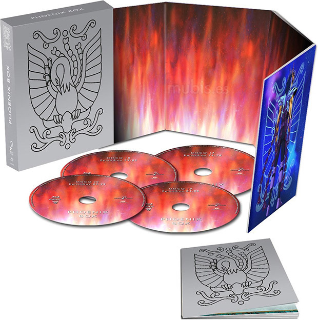 carátula Los Caballeros del Zodiaco (Saint Seiya) - Phoenix Box Coleccionista Blu-ray 1