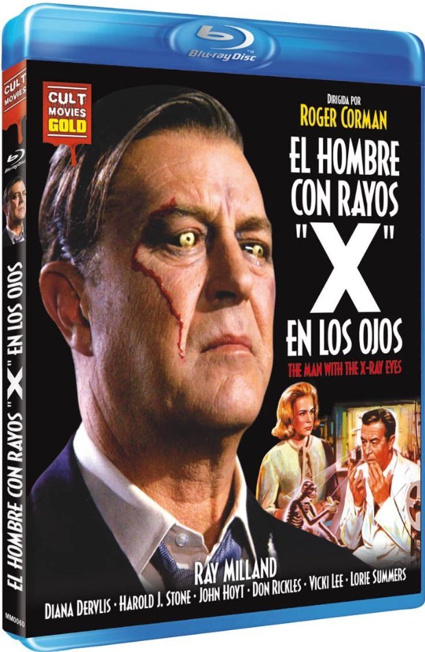carátula El Hombre con Rayos X en los Ojos Blu-ray 1