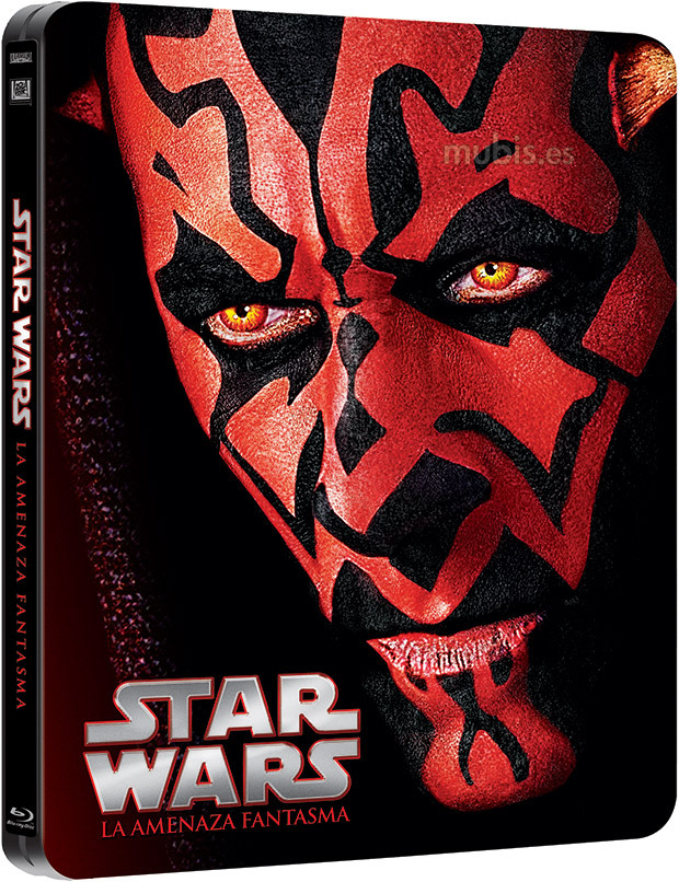 carátula Star Wars Episodio I: La Amenaza Fantasma - Edición Metálica Blu-ray 1