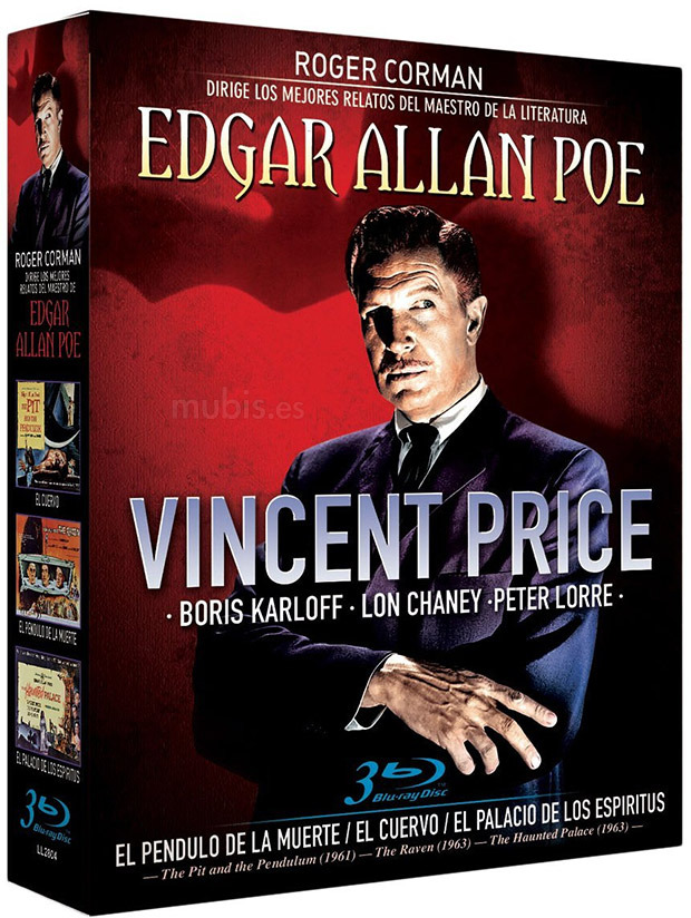 carátula Pack Vincent Price Blu-ray 1