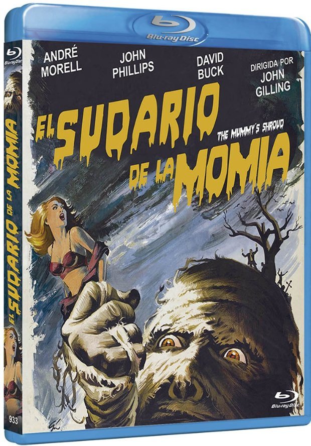 carátula El Sudario de la Momia Blu-ray 1