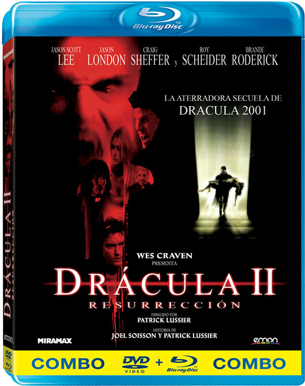 carátula Drácula II: Resurrección (Combo Blu-ray + DVD) Blu-ray 1
