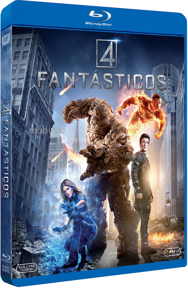 carátula Cuatro Fantásticos Blu-ray 1