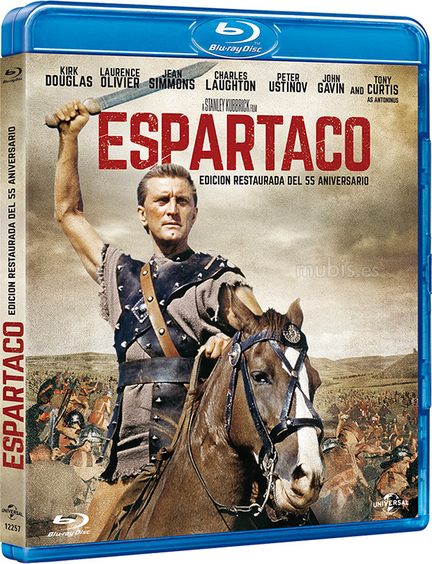 carátula Espartaco - Edición Restaurada 55º Aniversario Blu-ray 1
